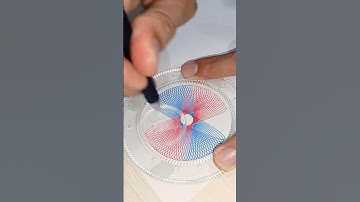 Which Colors Do You Think Work Best for Spirograph? #shorts #shortvideo #art #drawing #relaxing
