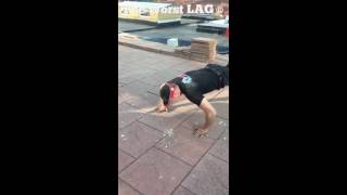 PUSH UP PRANK ON PLANK