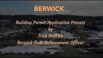 Code Enforcement - Building Permit Application Process