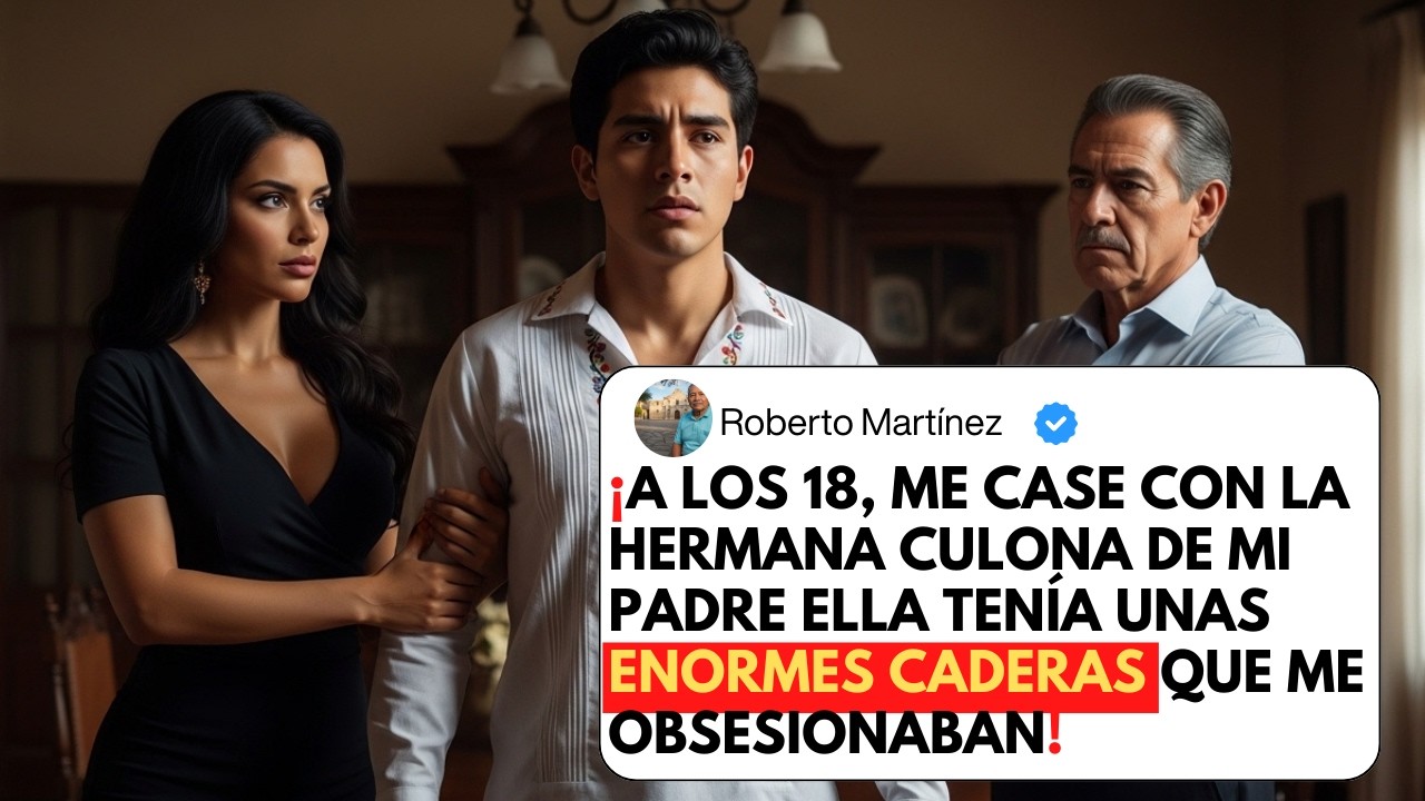 A los 18, Me obligaron a casarme con la HERMANA culona de mi padre -Su ENORMES C que me obsesionaban