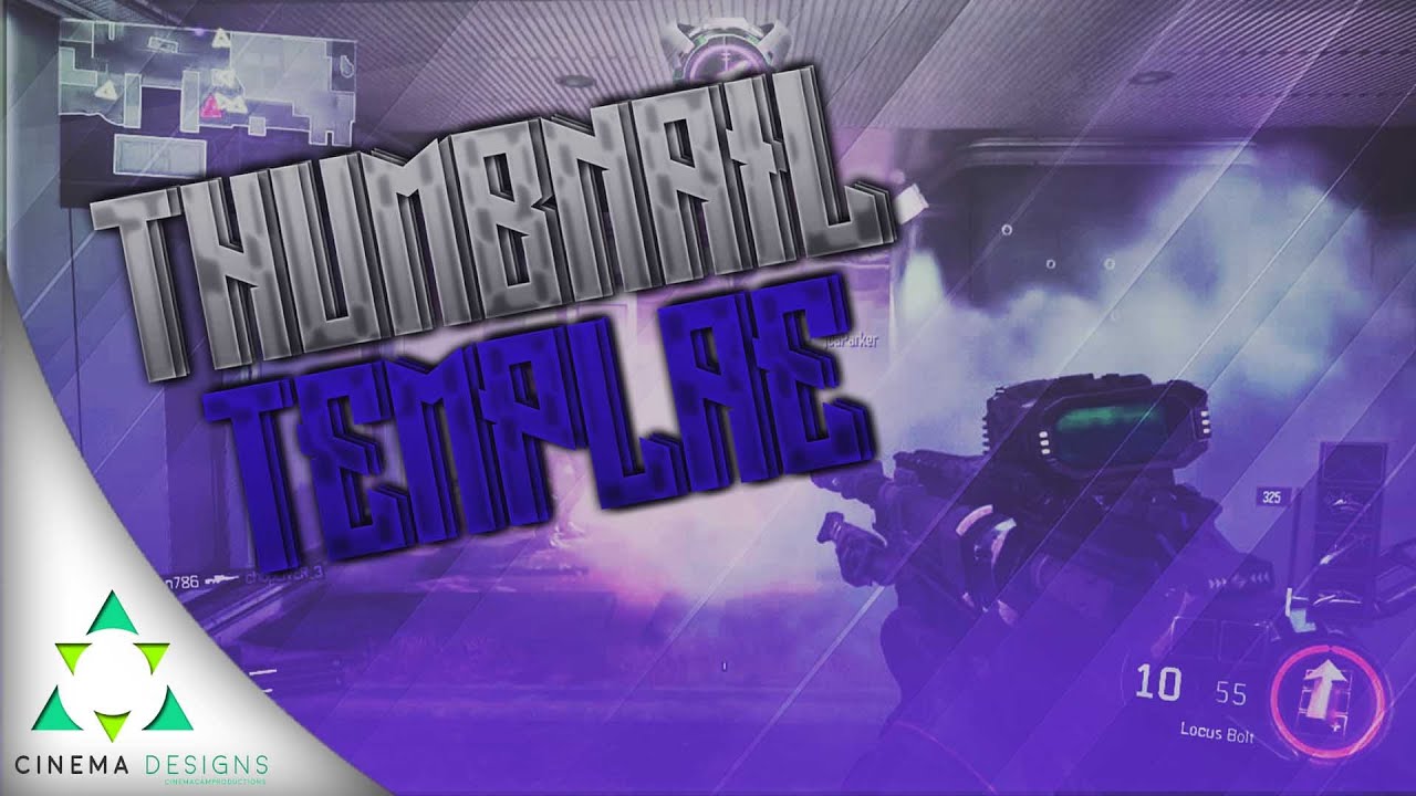 BLACK OPS 3 THUMBNAIL TEMPLATE FOR PHOTOSHOP! [1080p HD 60fps]