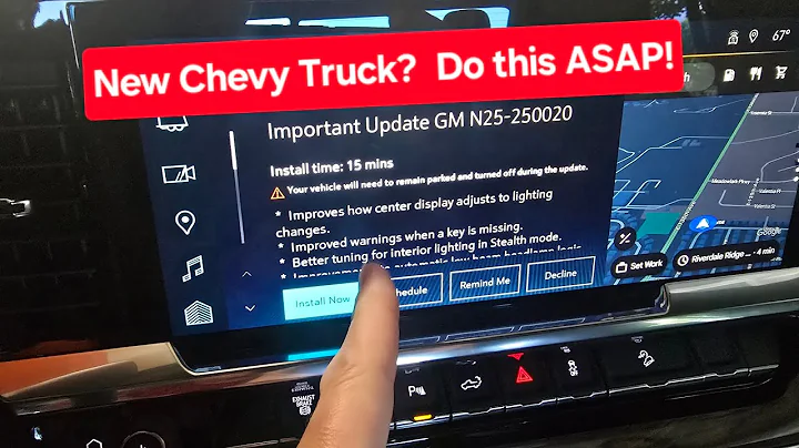 2025 Chevy Truck Update!  If you have a new Chevy do this ASAP.