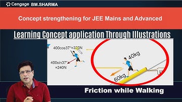 Friction while Walking: Illustration III | Cengage Exam Crack | BM Sharma | Crack JEE 2022 | Physics