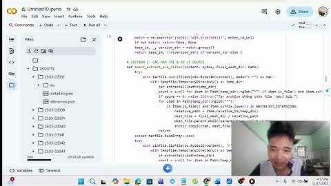 Video DEMO Bài Lab Thu thập dữ liệu trên trang web arXiv.org