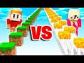 Parkour billy vs parkour eva dans minecraft 