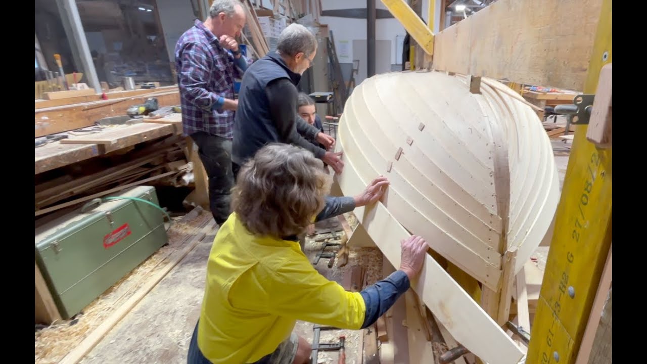 Клинкерная обшивка Gartside Skiff Ep2