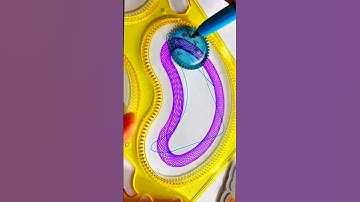 how to draw a spirograph design #like #subscribe#spirograpg #spiral art#spiral art design#spiral