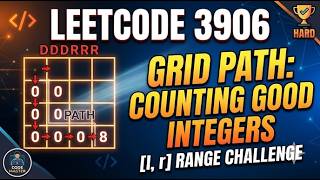 3906. Count Good Integers on a Grid Path LeetCode Weekly 498 Digit DP Explained from Scratch