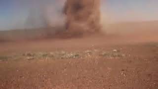 Ear Crazy Guy Runs Into Outback Tornado To Take Selfie