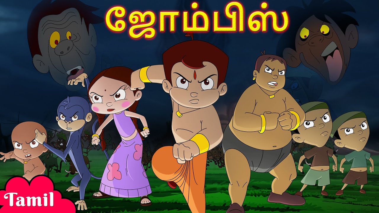 Chhota Bheem   Zombies Attack    Cartoons for Kids in Tamil