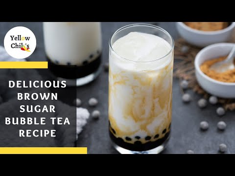 Bubble Tea Recipe (Brown Sugar Milk)