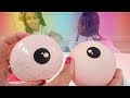 Making Slime With Funny Balloons -  Popping Mini Bags