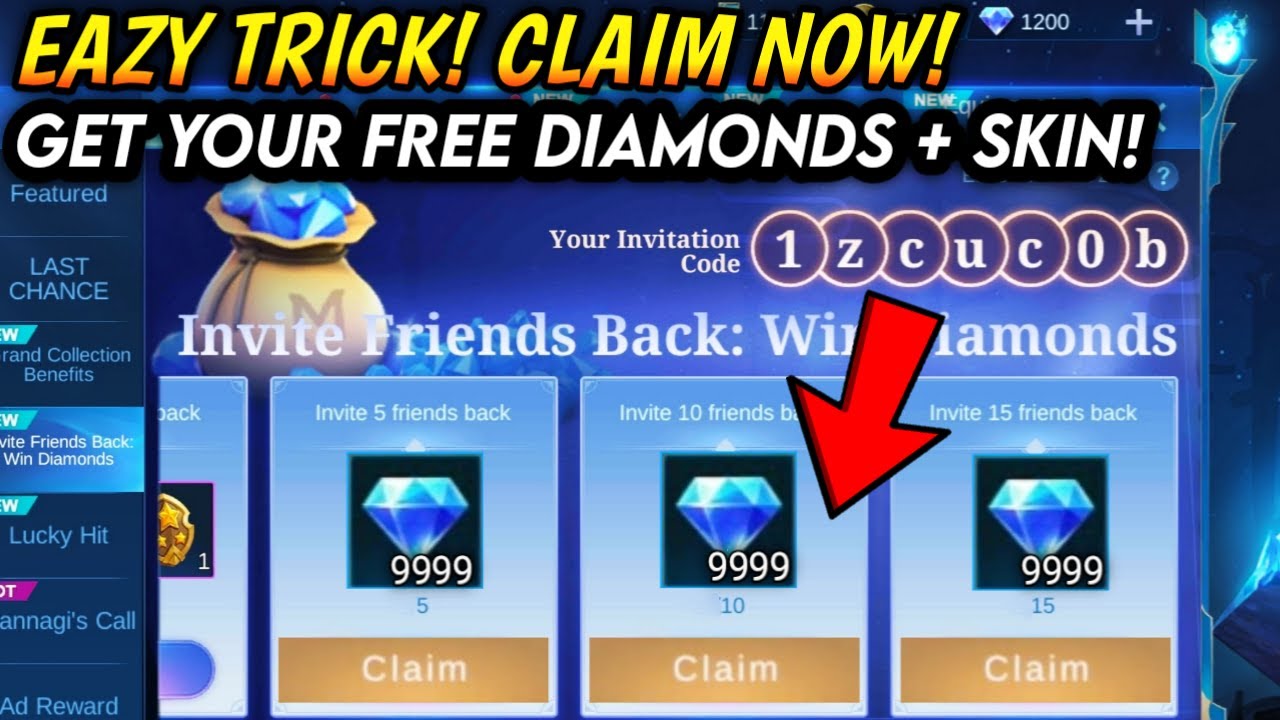 NEW APP 2021! FREE DIAMONDS CLAIM NOW! IN MOBILE LEGENDS 