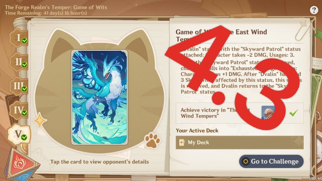 4.3 The Forge Realm's Temper: Game of Wits All Challenges+ Decks ...