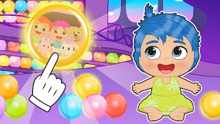 Babies Alex And Lily Lily Dresses Up As Joy From Inside Out