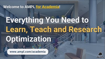 AMPL for Academia