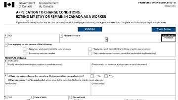 Post graduate work permit application - Application to Change Conditions IMM 5710 -PGWP step by step