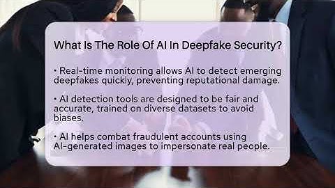 What Is The Role Of AI In Deepfake Security? - Everyday-Networking