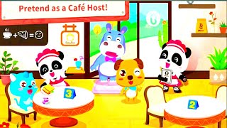 Little Baby Panda’s Café - Become a café host and serve customers | BabyBus Games screenshot 4