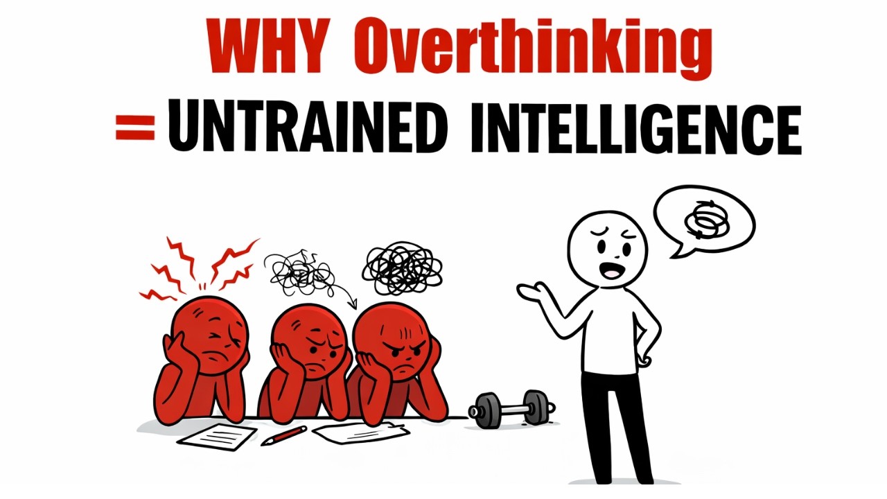 Why Overthinking Is a Sign of Untrained Intelligence