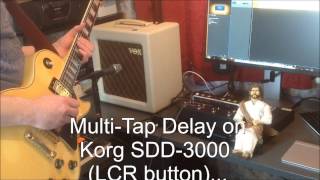 U2 Zooropa - Korg SDD3000 multi-tap delay feature