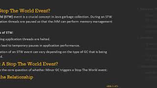 Understanding Java Garbage Collection: Is Minor GC a Stop The World Event