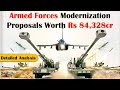 Deep dive into Armed Forces Modernisation proposals worth Rs 84,328cr #indianarmy #indiannavy #iaf