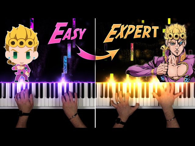 Giorno's Theme | EASY to EXPERT But... class=