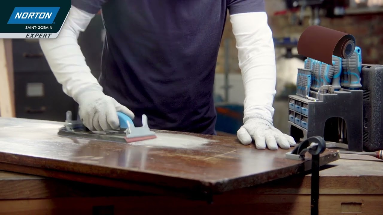Norton Expert cloth sanding rolls