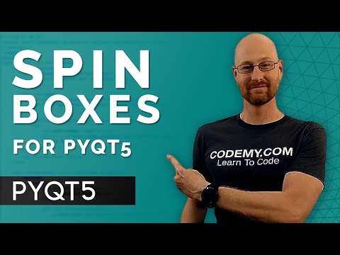 How To Create Spin Boxes - PyQt5 GUI Thursdays #3