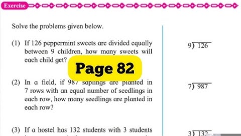 STD 4th Maths Chapter 14 Division Part 2 Page 82