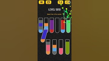 Water sort puzzle level 5910