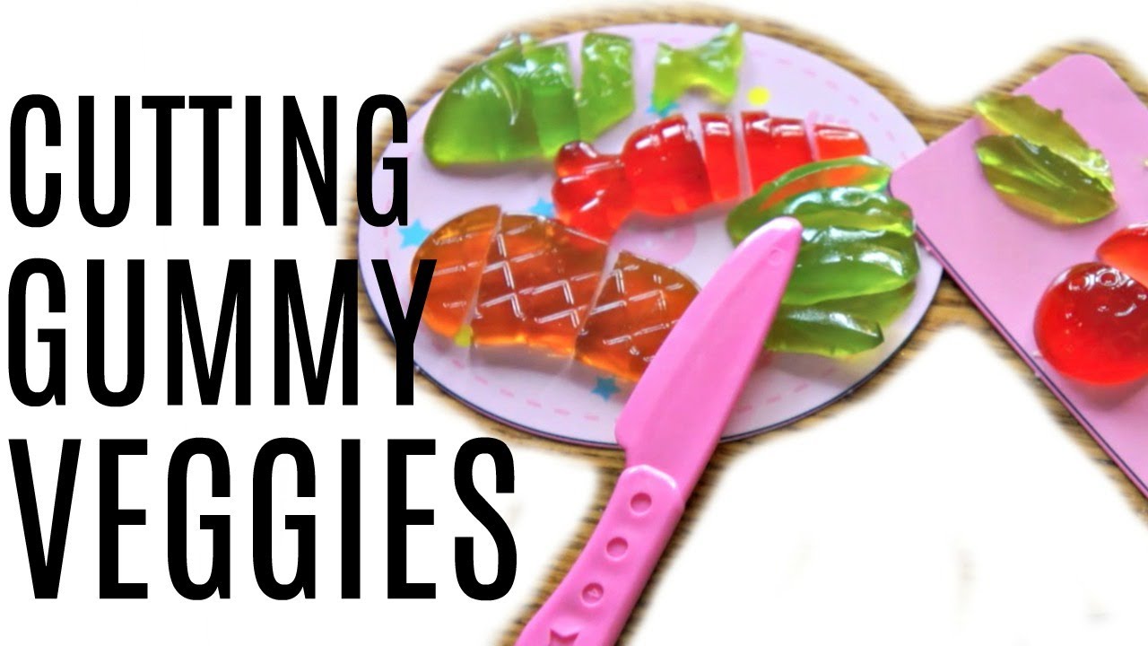 Chopping MINI Veggie GUMMY Making Kit | TonTon Oyouri Gumi | emmymade