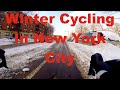 Cycling after Massive Blizzard Hits New York City - C-vlog O19