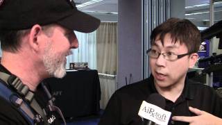 ARES Airsoft M700 Sniper Rifle Custom Stocks at Shot Show 2012 with Airsoft Medicine