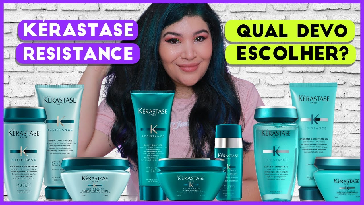 💚KÉRASTASE RESISTANCE PRA QUE SERVE CADA UMA? [Architecte, Extentioniste e Thérapiste]