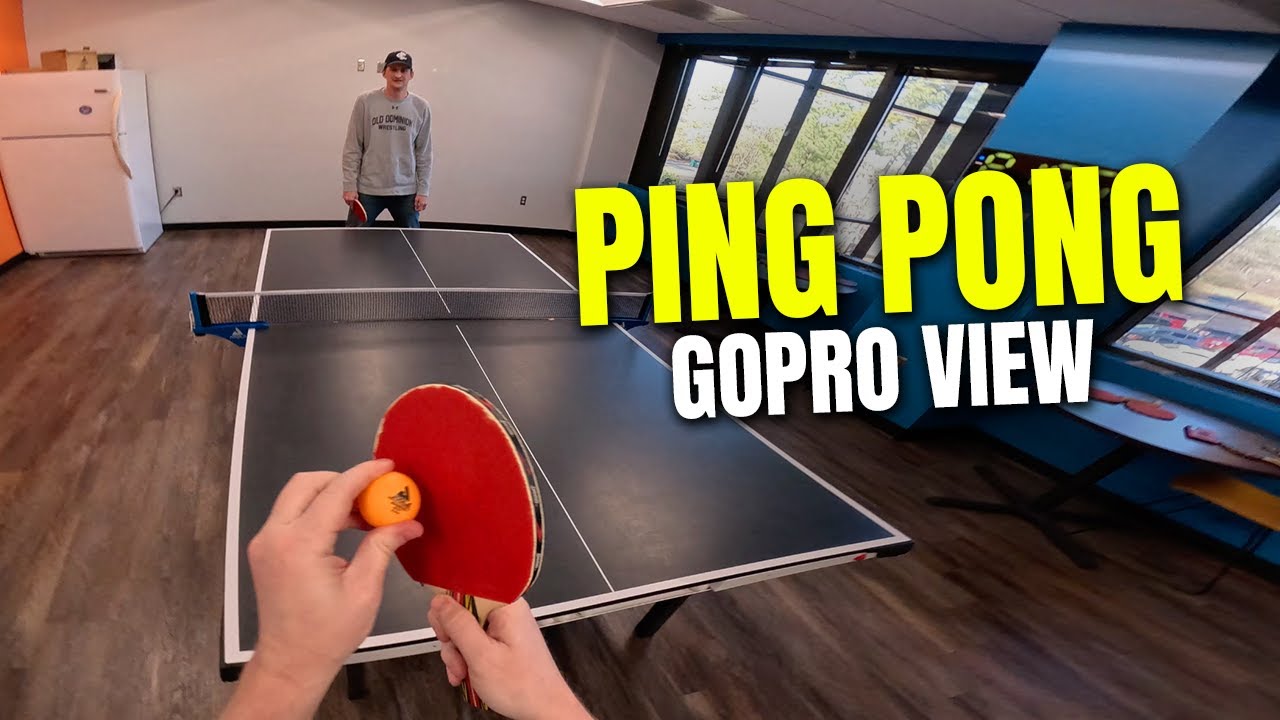 Gopro Table GoPro View - Table Tennis - YouTube