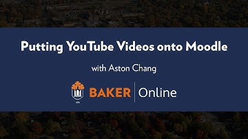 Adding YouTube Videos to your Moodle Shell