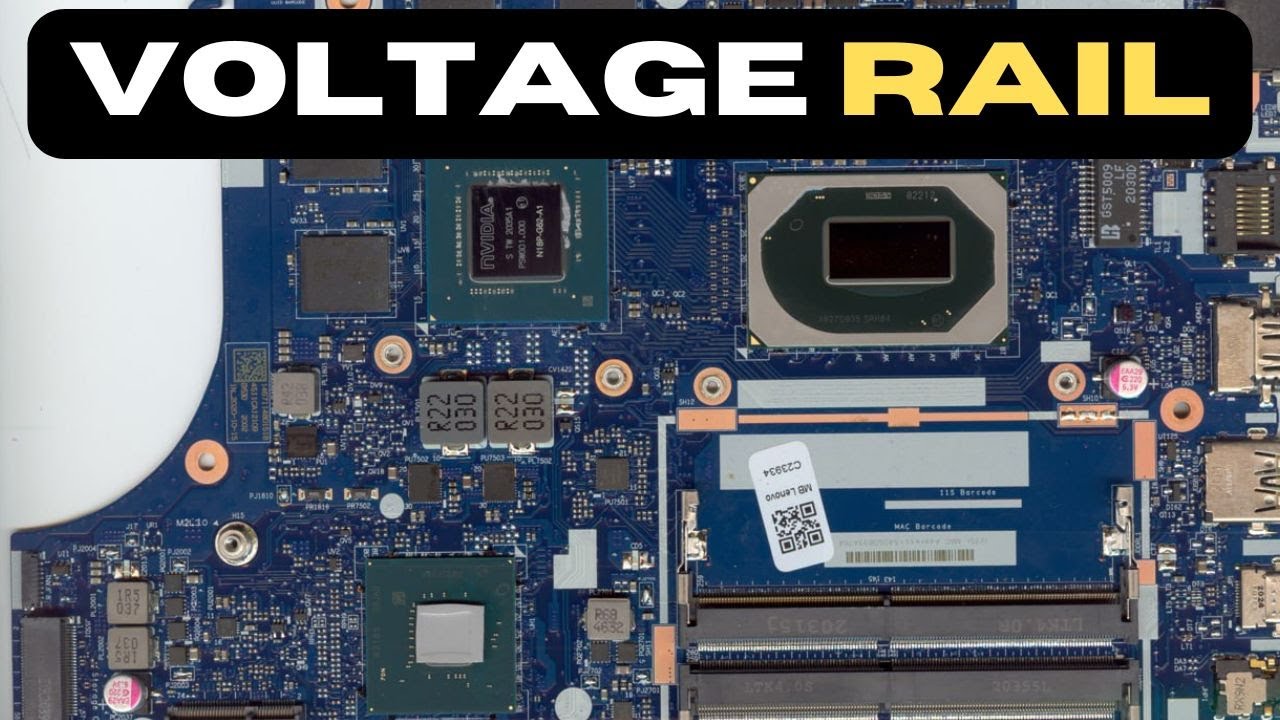 Motherboard Rails Voltage Rail In Laptop Motherboard - YouTube