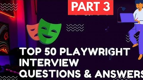Playwright Interview Questions & Answers | TCS, Infosys, Deloitte | Most Repeated in QA Rounds