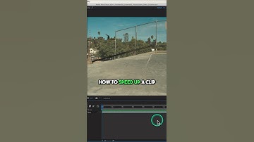 How to Speed up A Clip in After Effects #aftereffects
