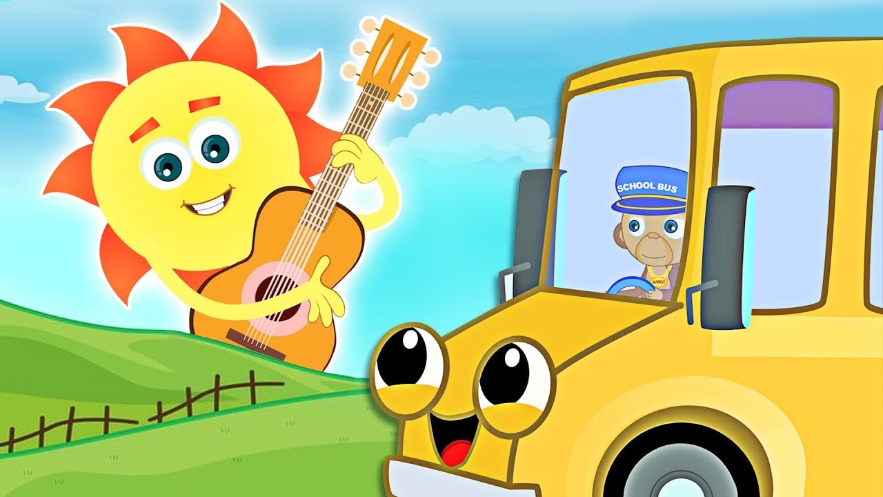Una Bonita Mañana en el Autobús Escolar - Canciones Infantiles | HooplaKidz en Español