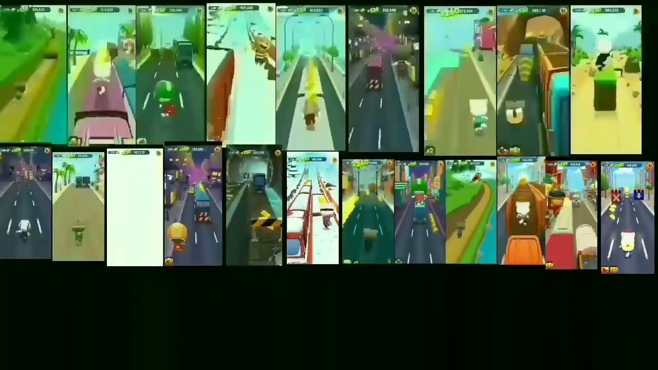 Talking tom gold run all 21 characters Backwards