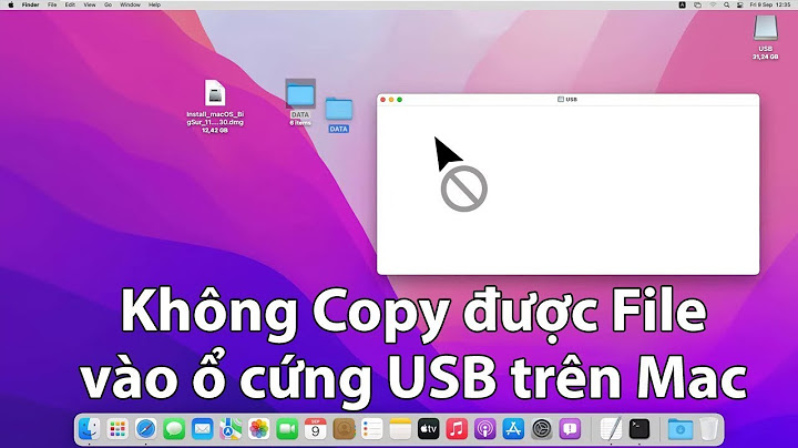 Hướng dẫn xoá file ổ ngoài kết nối với mac