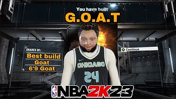 THE BEST OFFICIAL BUILD IN NBA 2K23 BUILD CAN LITERALLY DO EVERYTHING SHOOT DEFEND PASS + FINISH