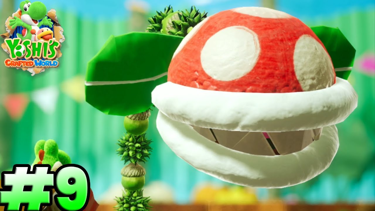 Spike the piranha plant !?!? - Yoshi's crafted world - Gameplay ...