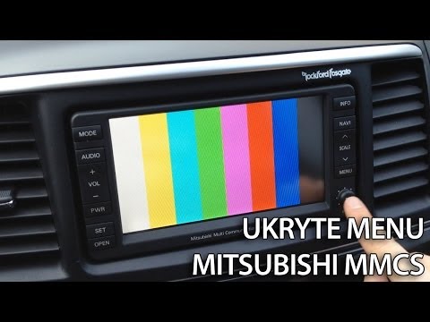 Jak wejść w ukryte menu serwisowe w MMCS (Mitsubishi Lancer Outlander Pajero ASX)