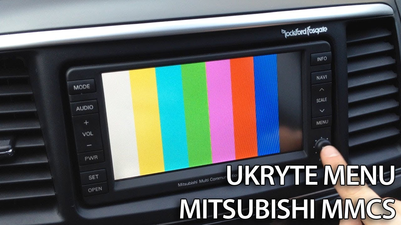Jak Wejść W Ukryte Menu Serwisowe W Mmcs (Mitsubishi Lancer Outlander Pajero Asx) - Youtube