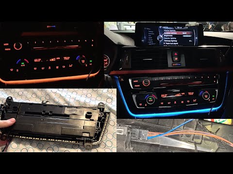 BMW F30 LED Radio Trim Upgrade & Installation LCI