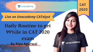 QUARANTINE BATCH | Daily Routine to get 99%ile in CAT 2021 exam | By Riya Agarwal